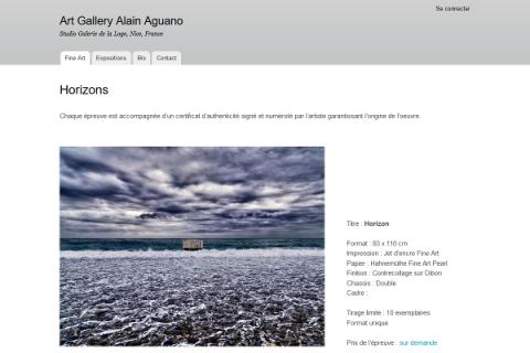 Alain Aguano, art gallery